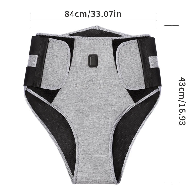 Red Light Heating Menstrual Period Pad for Women Cramps Massager Heat Therapy Wrap for Abdomen Pain and Cramps Relief