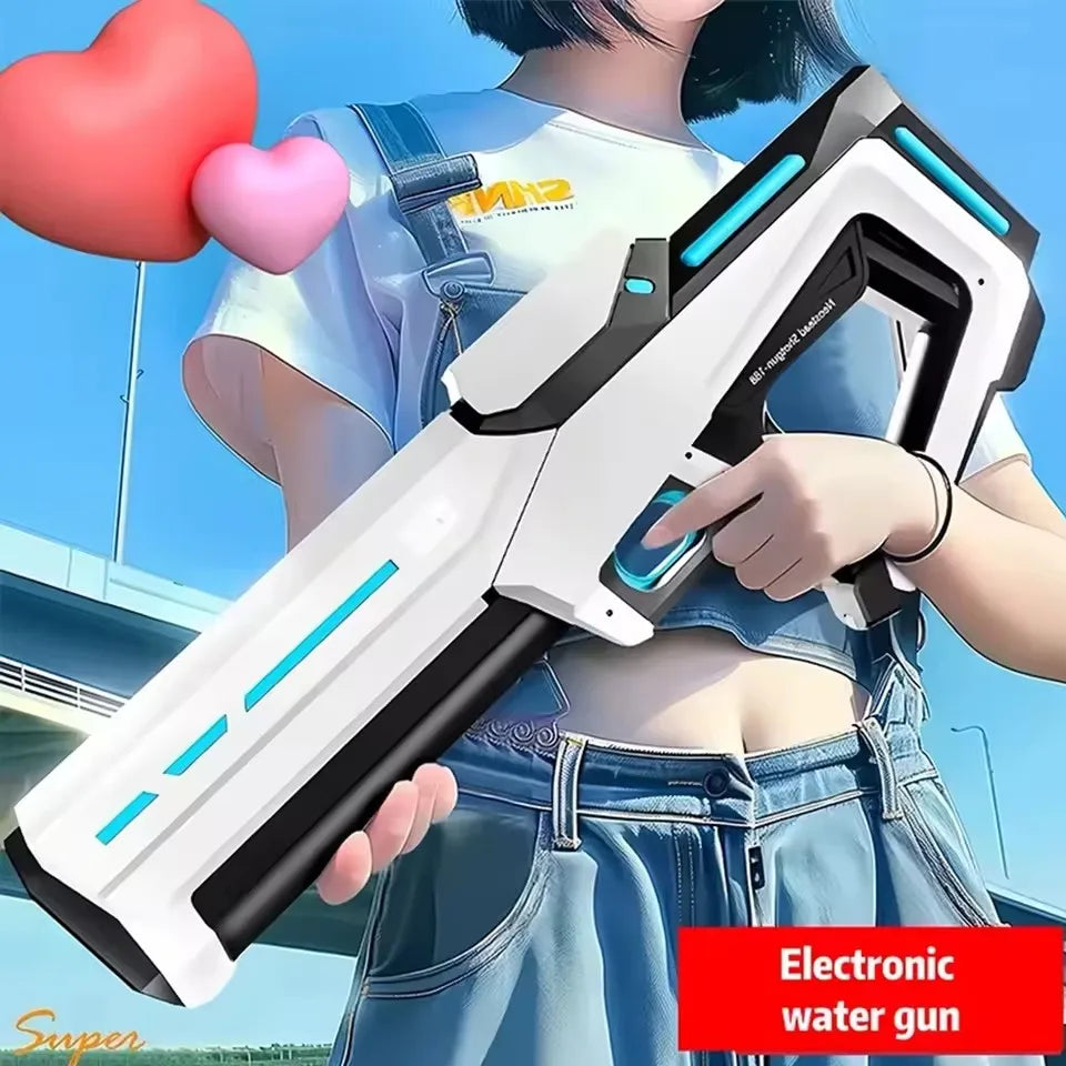 2026New Adult Electric Water Gun, Powerful, Automatic Water Absorption, Beach Summer Toy and Outdoor Activity.
