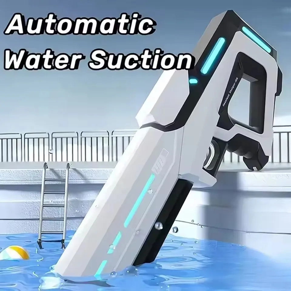 2026New Adult Electric Water Gun, Powerful, Automatic Water Absorption, Beach Summer Toy and Outdoor Activity.