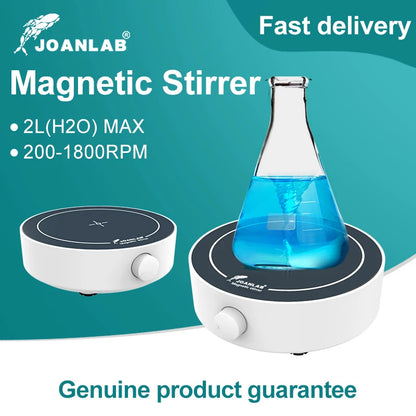 Mini Magnetic Stirrer Laboratory Supplies Magnetic Mixer with Stir Bar Liquid Mixer Lab AC 100-240V EU USA UK AU Plug