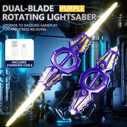 Sound & Light Rotate Sword 14 Multi-Color Flash LED Light Shine Cosplay Sword Toy Party Family Interactive Toy for Kids & Adult
